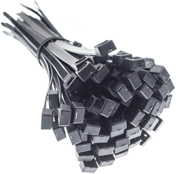 Fascette cablaggio 360 x 7,5 mm colore nera SAPI SELCO - Fascette plastica  nere - Cablo24 - Negozio online - Shop E-commerce