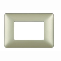 AM4803MGL - Matix - placca 3P gold prodotto originale Bticino