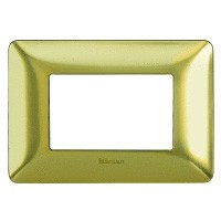 Placca Matix - AM4806GOS - placca 6P oro satinato