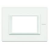 placca axolute HA4803HD placca 3P bianco Bticino